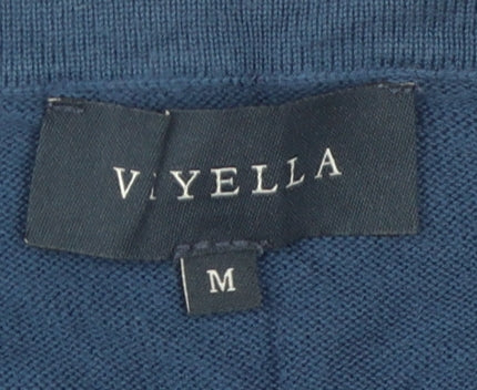 Viyella Women's Purple Floral Pullover Jumper M