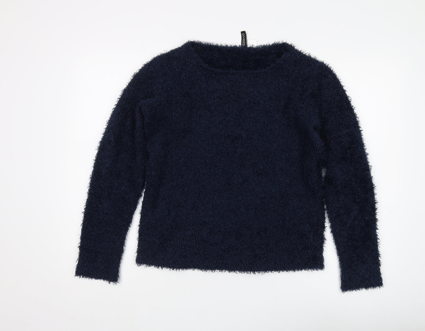 DIVIDED Women's Blue Pullover Jumper Size 12
