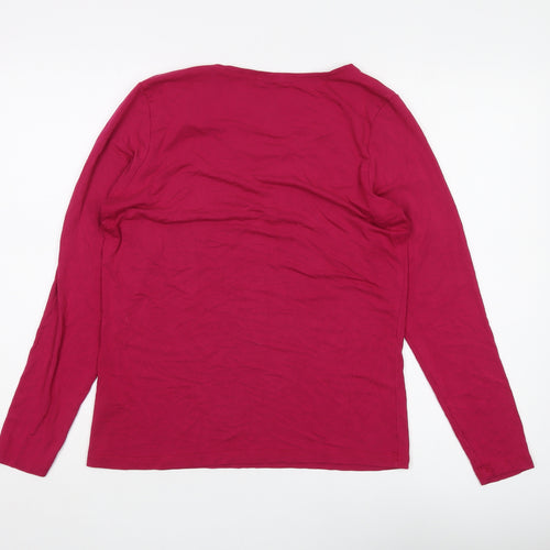 Micha Women's Red Long Sleeve Studded Blouse