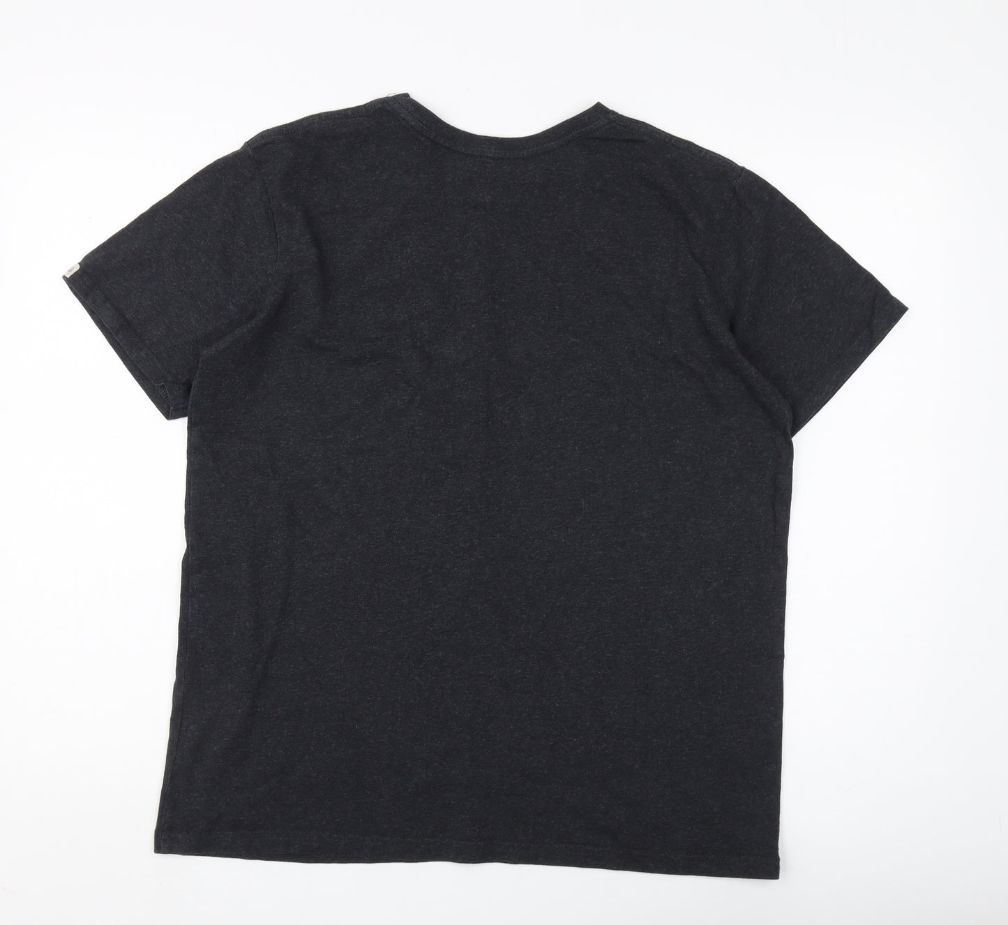 Senqu Men's Black L Crew Neck T-Shirt