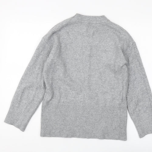 John Lewis & Partners Grey Crew Neck Jumper XS