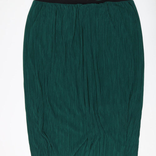 Marks and Spencer Women's Green Plus Size Long Skirt