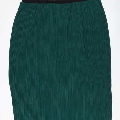 Marks and Spencer Women's Green Plus Size Long Skirt