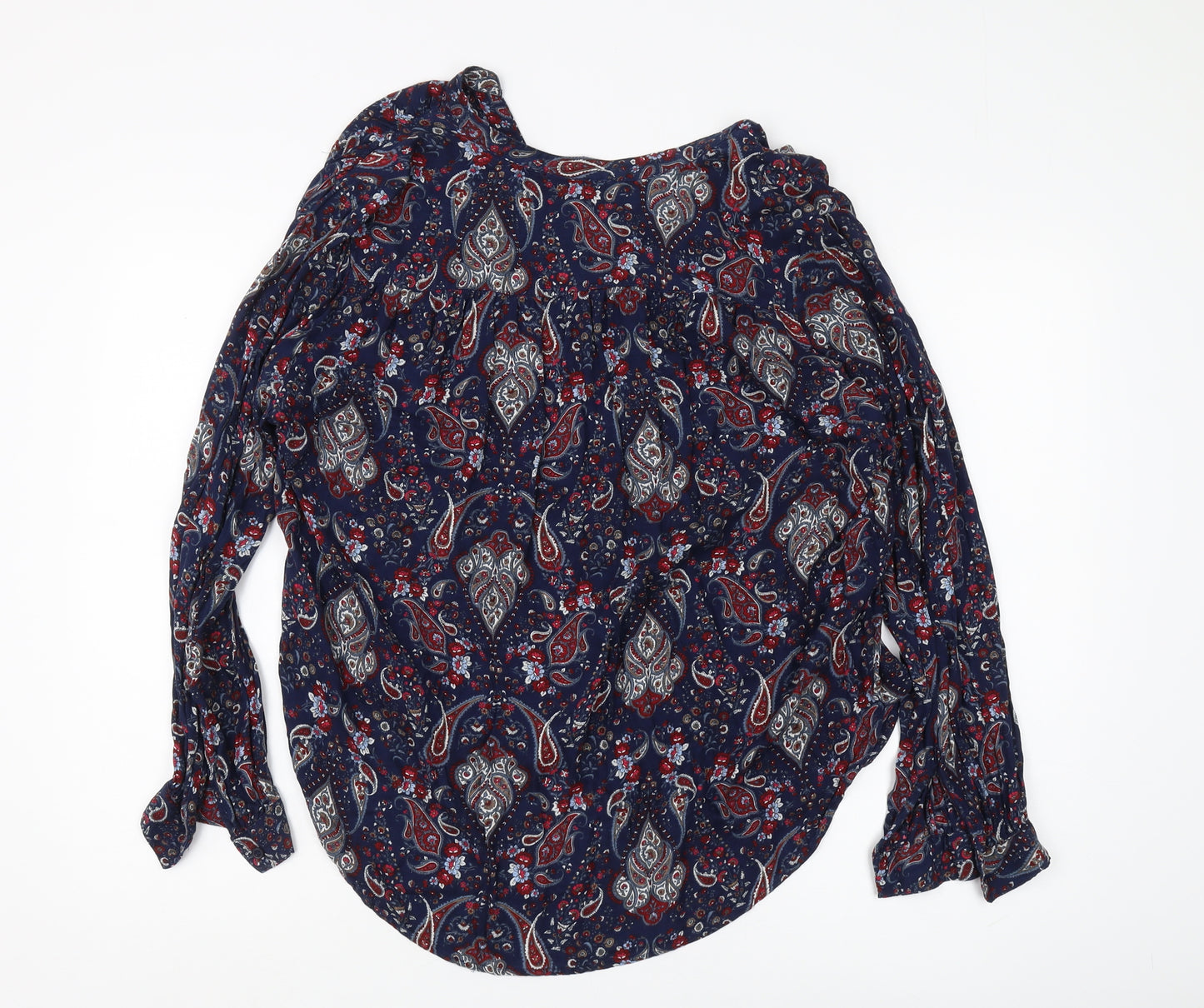 H&M Women's Paisley Blouse, Multicoloured, Size 14