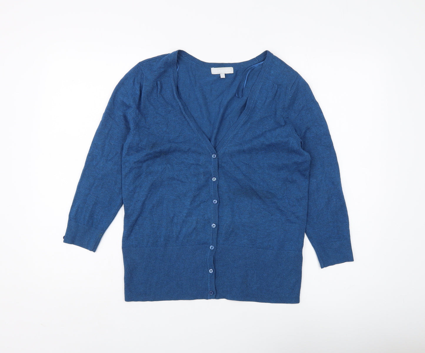 Red Herring Women's Blue Cardigan Size 14 V-Neck