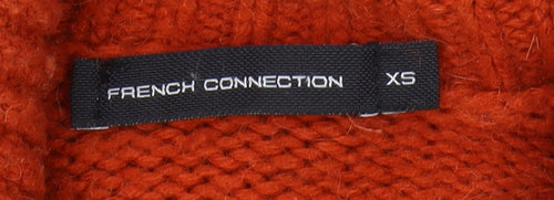 French Connection Men's Orange XS Pullover Sweater