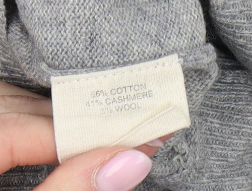 Farhi Men's Grey V-Neck Pullover Jumper M