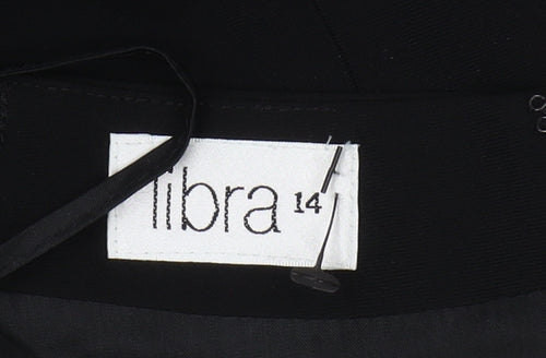 Libra Women's Black Trumpet Skirt Size 14