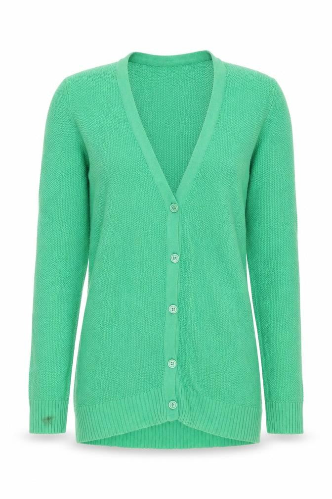 Gap Women's Green Cardigan, Size S, Long Sleeve V-Neck