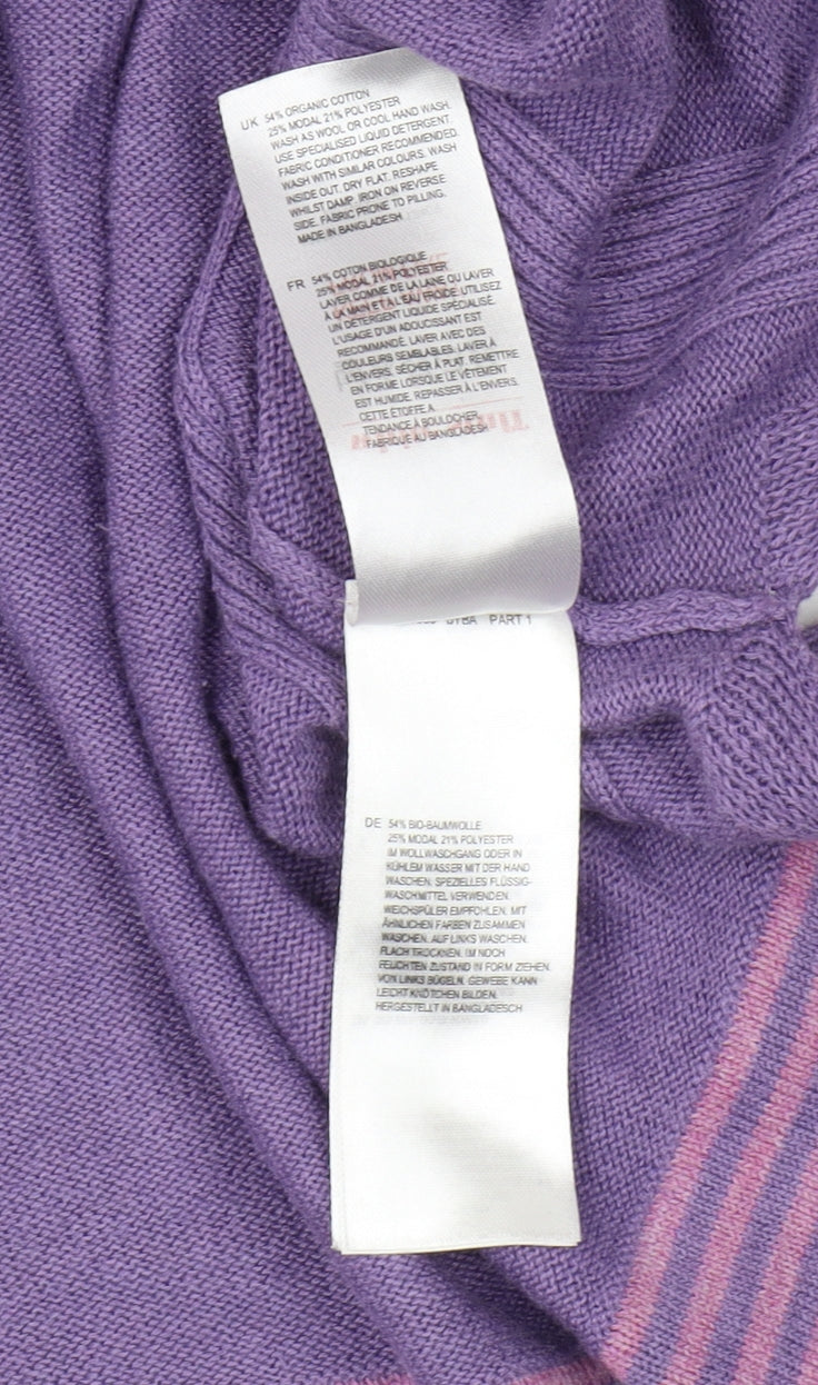 White Stuff Women's Purple Pullover Jumper Size 20