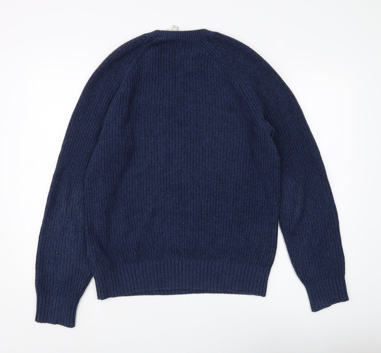 Gap Men's Blue Cotton Pullover Jumper, Size S