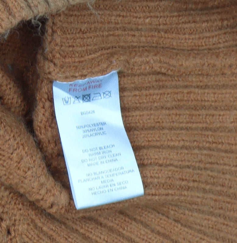 Anthropologie Women's Brown Cardigan M Knit Button Up