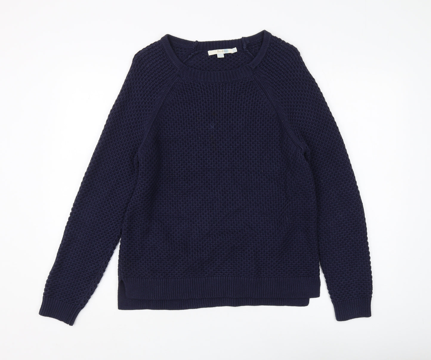 Boden Women's Blue Pullover Jumper, Size 14, Cotton