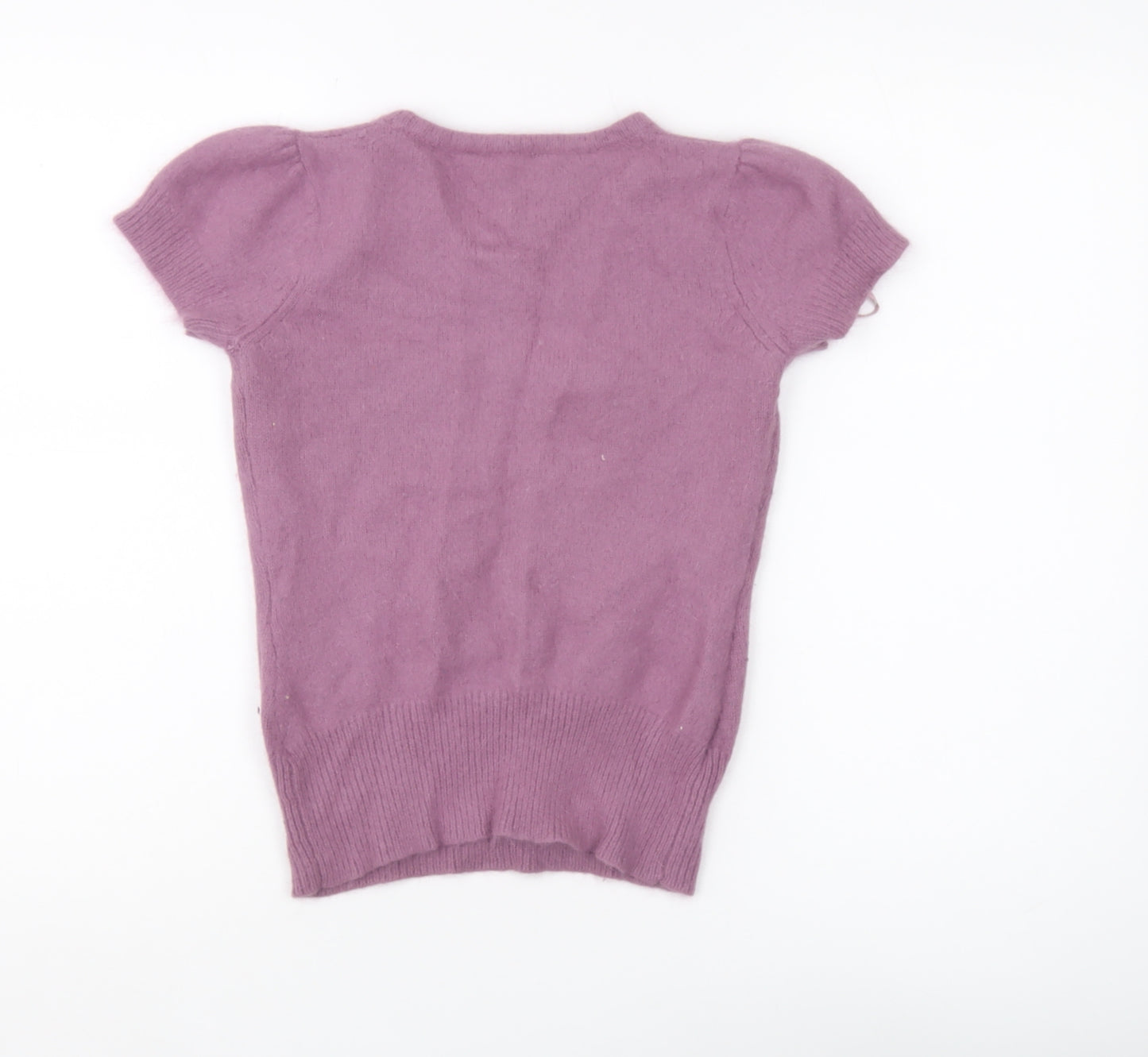 Rocha John Rocha Women’s Purple Angora Knit Pullover