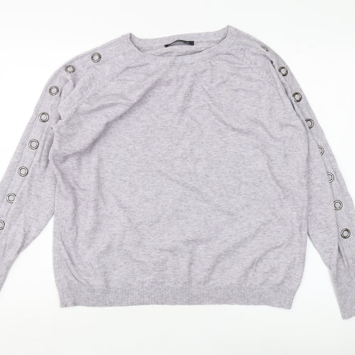 Betty Barclay Women's Grey Pullover Jumper Size 14