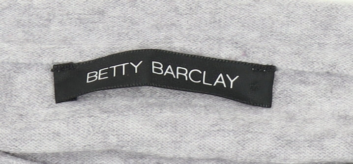 Betty Barclay Women's Grey Pullover Jumper Size 14