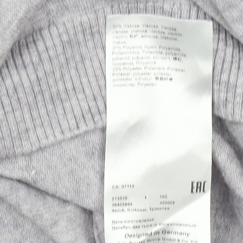 Betty Barclay Women's Grey Pullover Jumper Size 14