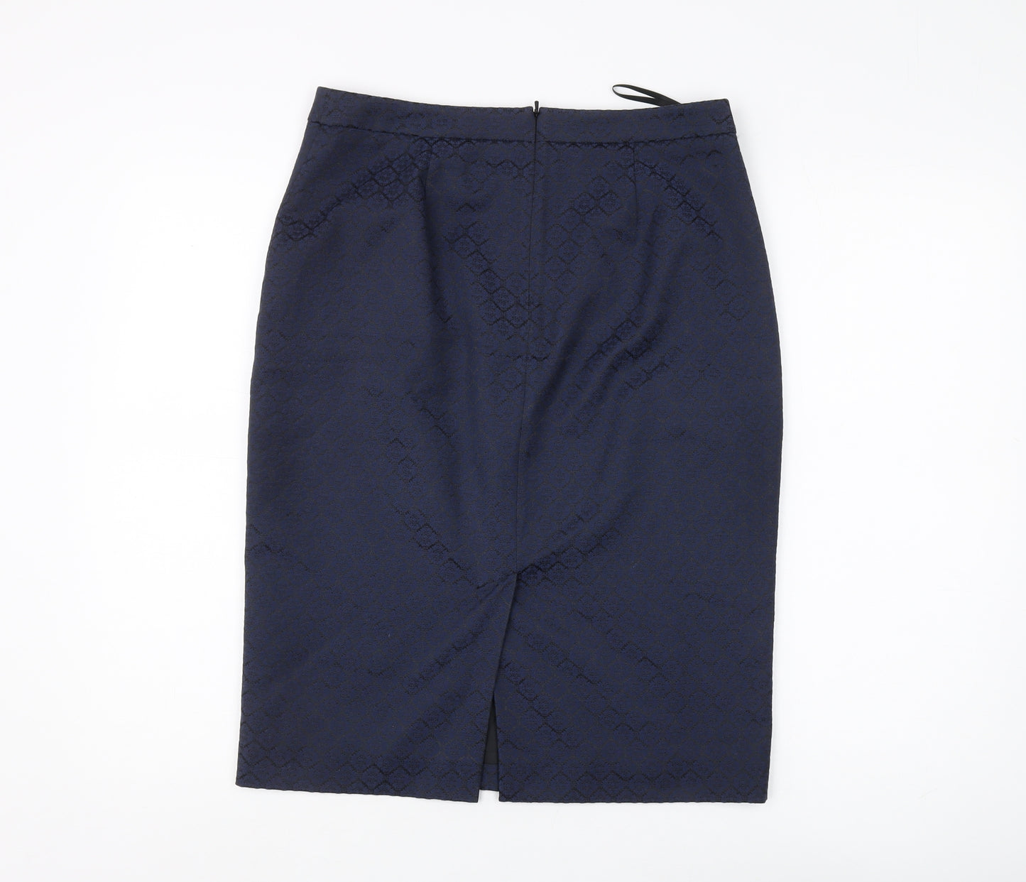 Pure Collection Women's Blue Pencil Skirt Size 12