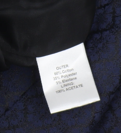 Pure Collection Women's Blue Pencil Skirt Size 12