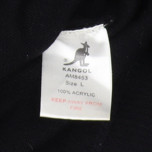 Kangol Men's Black L Pullover Jumper with Logo Accents