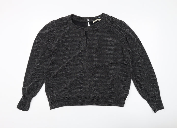 Oasis Women's Black Pullover Jumper - L