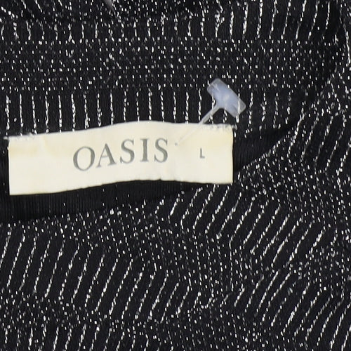 Oasis Women's Black Pullover Jumper - L