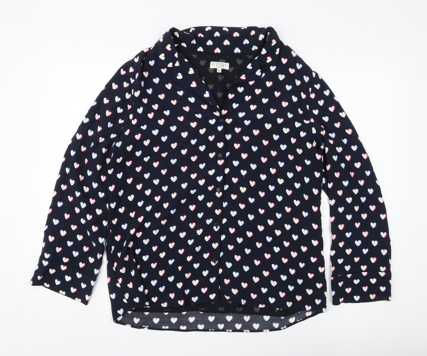 Claudie Pierlot Women's Multicoloured Heart Button-Up