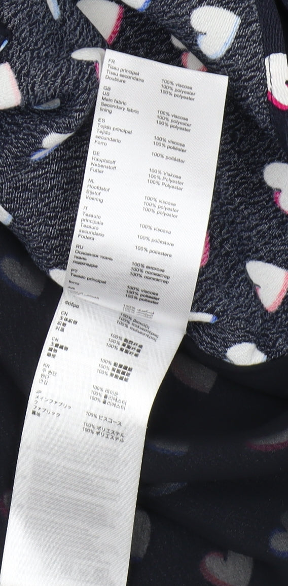 Claudie Pierlot Women's Multicoloured Heart Button-Up