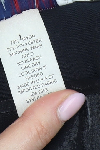 Bedford Fair Women's Black Short Sleeve Top M