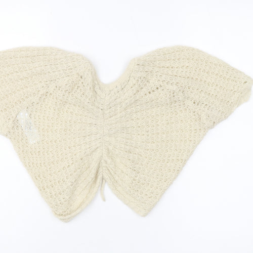 Great Plains Women's Beige Knit Cape - Medium, Casual
