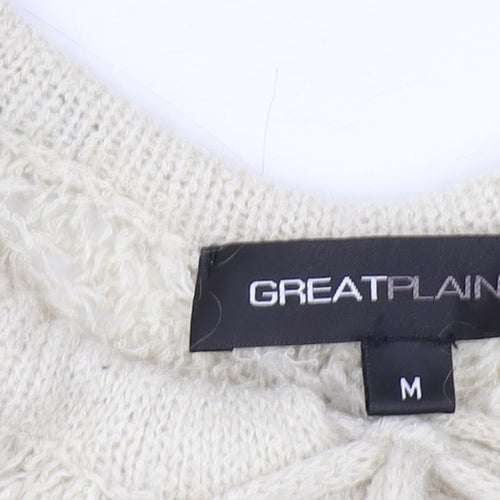 Great Plains Women's Beige Knit Cape - Medium, Casual