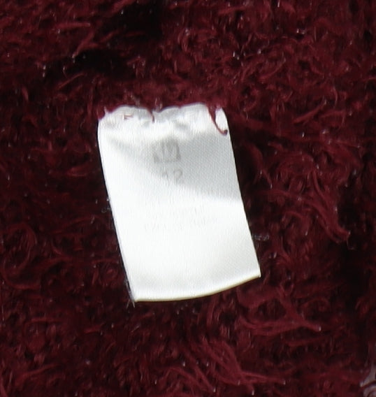 Brave Soul Women's Red Pullover Jumper Size 12