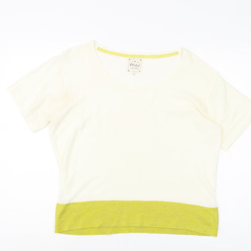 Mistral Women's Ivory Pullover Jumper Size 10
