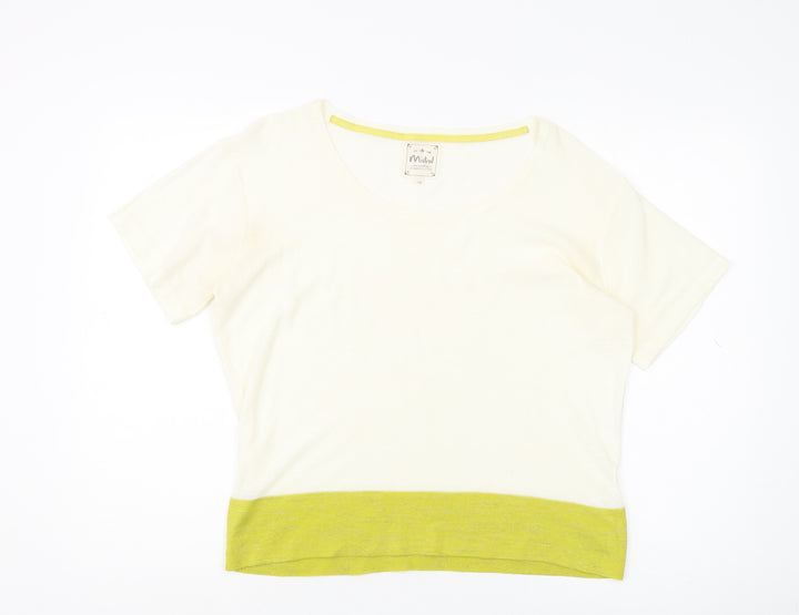 Mistral Women's Ivory Pullover Jumper Size 10