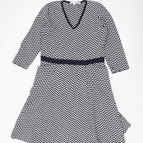 Boden Women's Multicoloured A-Line Dress, Size 12