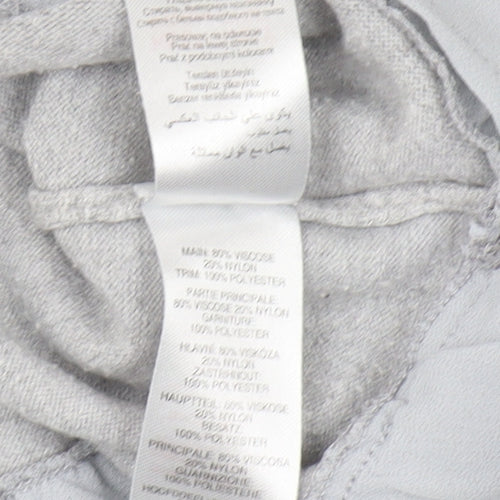 Apricot Women's Grey Floral Embroidered Pullover Size 12