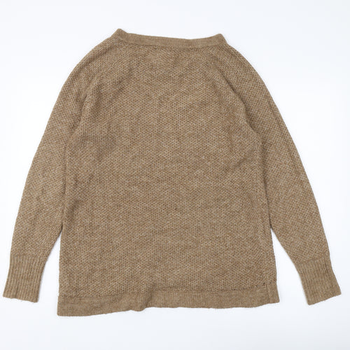 Abercrombie & Fitch Women's Beige Pullover Jumper L