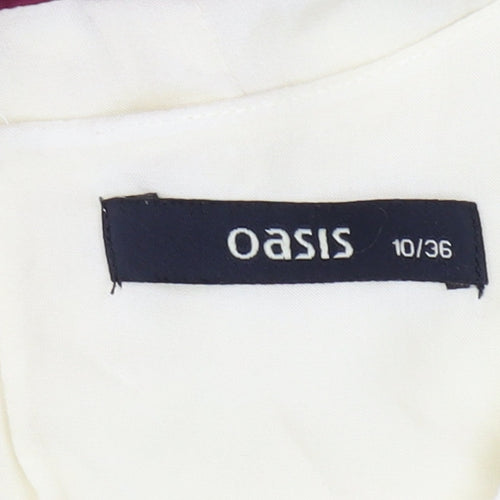 Oasis Women's Multicoloured A-Line Dress 10