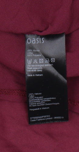 Oasis Women's Multicoloured A-Line Dress 10