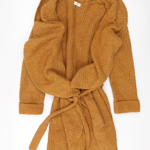 Monsoon Women's Brown Wrap Knit Jumper, Size S
