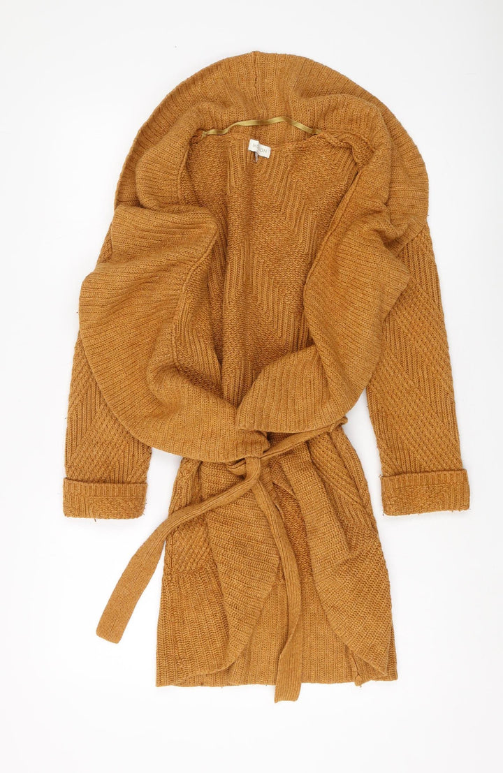 Monsoon Women's Brown Wrap Knit Jumper, Size S