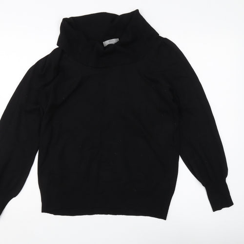 Marks and Spencer Black Cowl Neck Women's Jumper Size 16