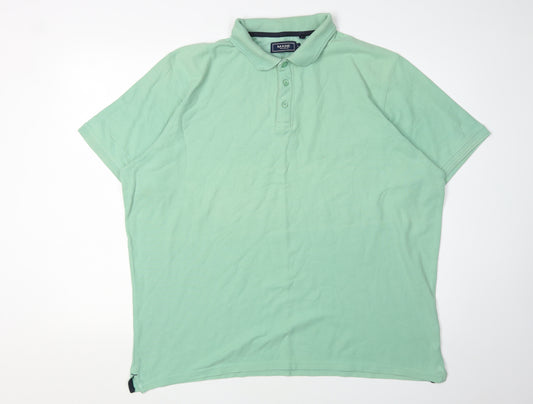 Maine New England Men’s Green Polo Shirt L Short Sleeve