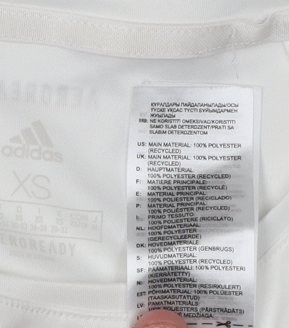 Adidas Women's White XS Athletic T-Shirt