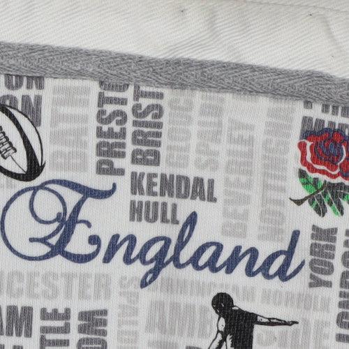 Men's Grey Colourblock England Rugby Polo, Size L, England Embroidery