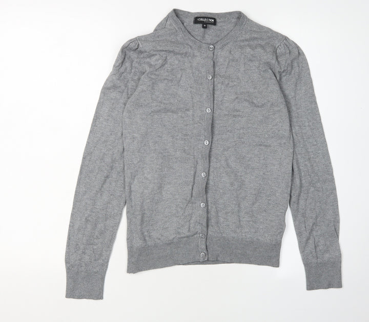 Debenhams Grey Women's Cardigan Size 10