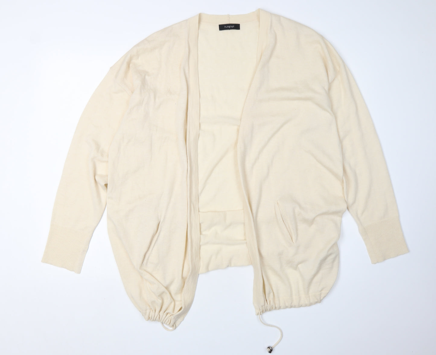 Autograph Women's Ivory Cardigan Size 16 Lightweight