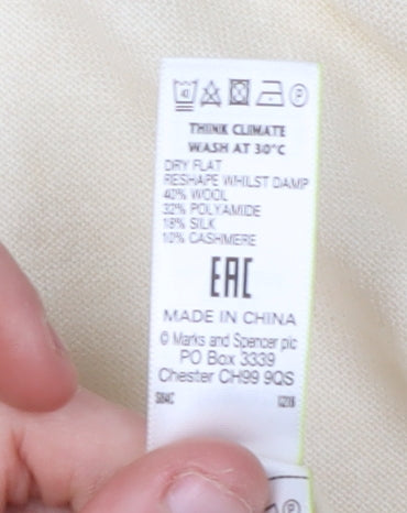 Autograph Women's Ivory Cardigan Size 16 Lightweight