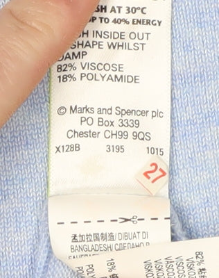 Marks and Spencer Women's Blue Cardigan Size 14