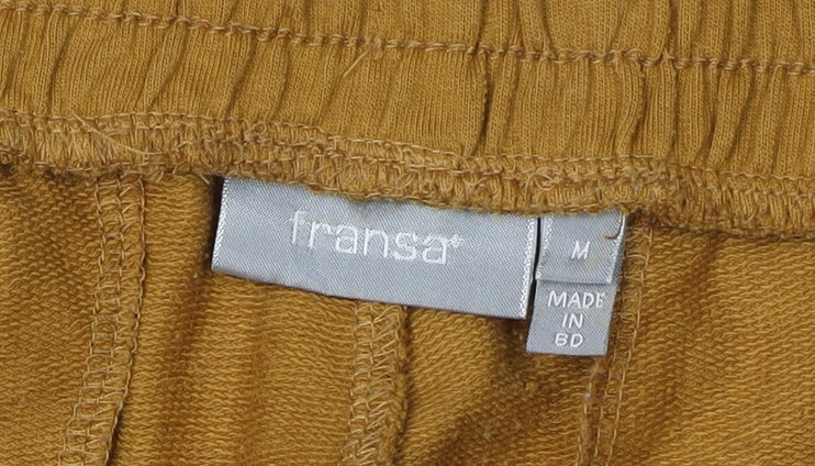 Fransa Women's Brown Jogger Trousers M